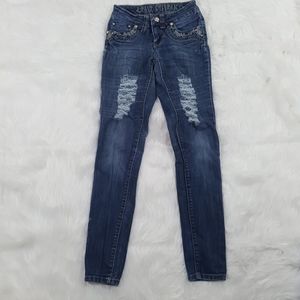 Blue Republic Distressed Skinny Jeans Size 0